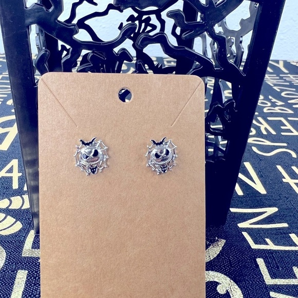 Nightmare Before Christmas Halloween Earrings - Jack Skellington - Picture 1 of 3